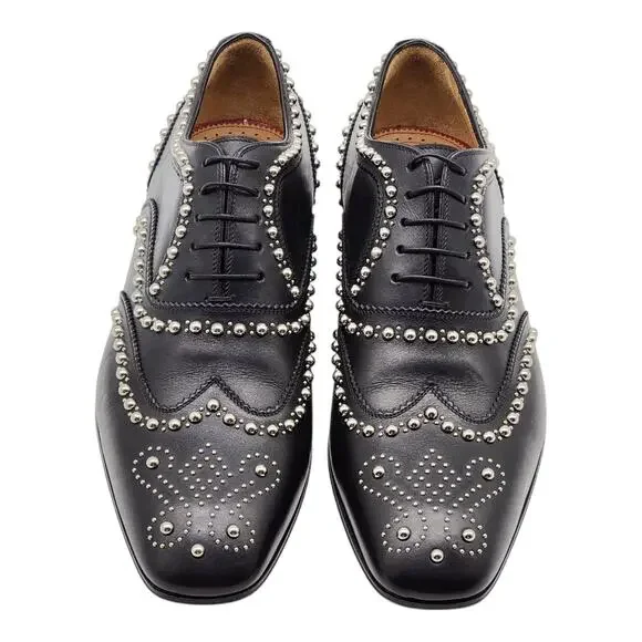 Christian Louboutin Charlie Clou Studded OxfordS - Leather  display picture 2
